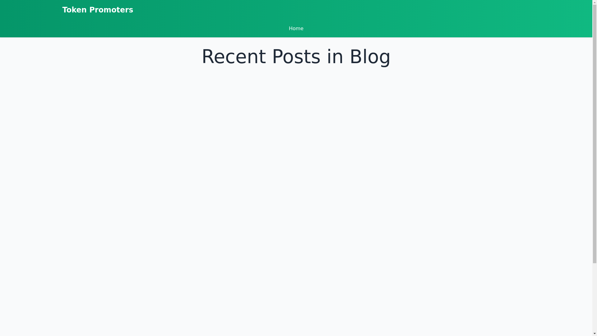 website screenshot of https://token-promoters.com/