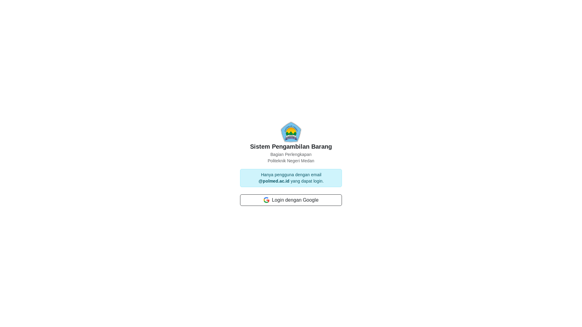 website screenshot of https://perlengkapan-polmed.my.id/