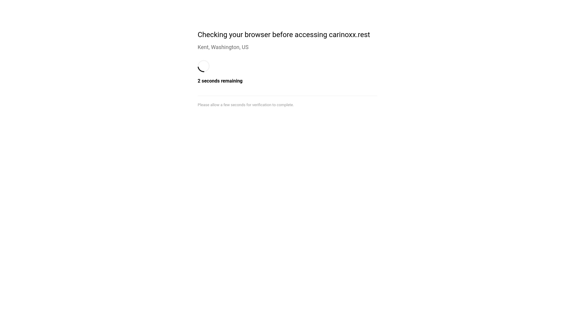 website screenshot of https://carinoxx.rest/