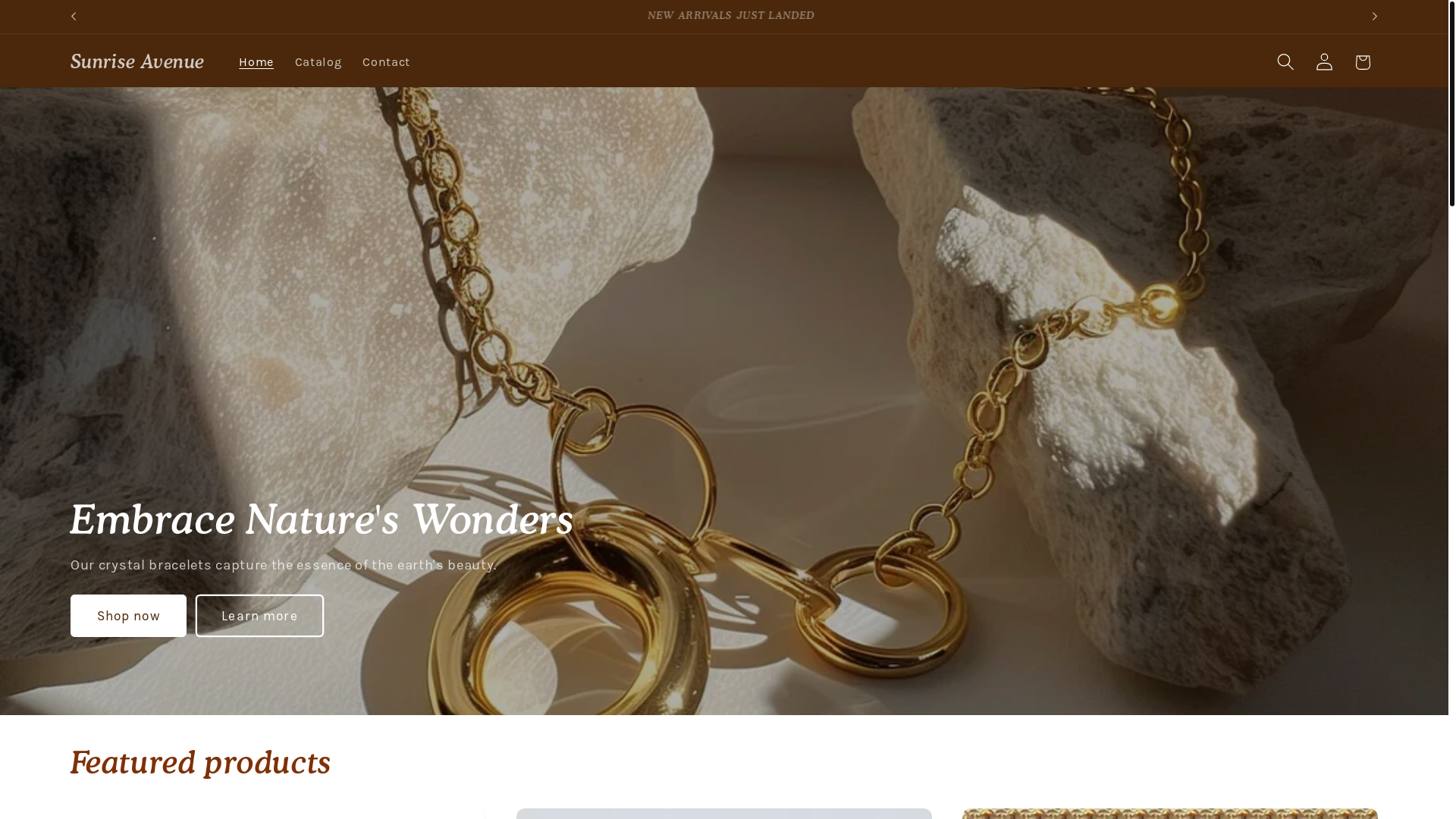 website screenshot of https://sunriseavenue.org/