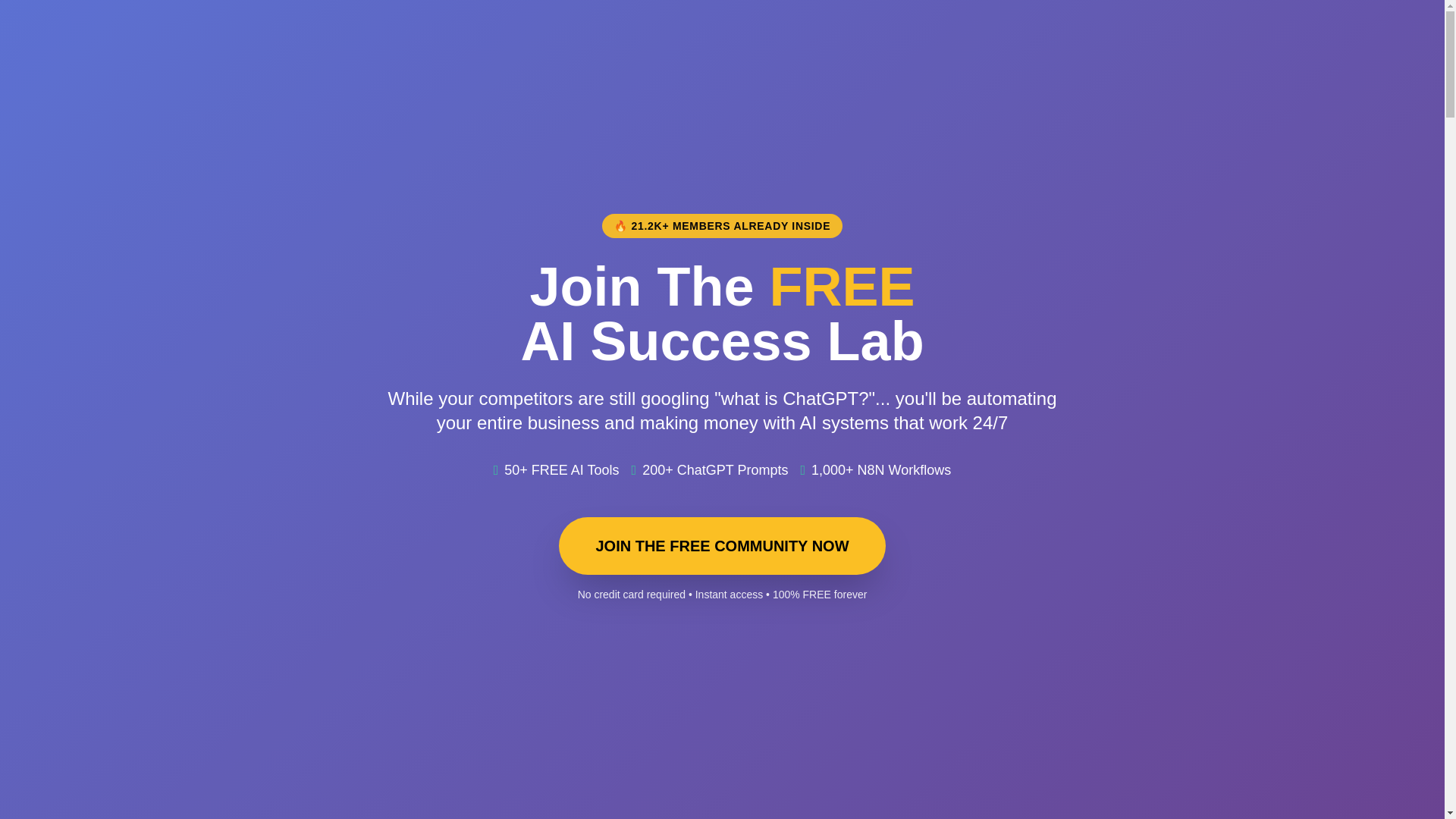 website screenshot of https://aisuccesslabjuliangoldie.com/