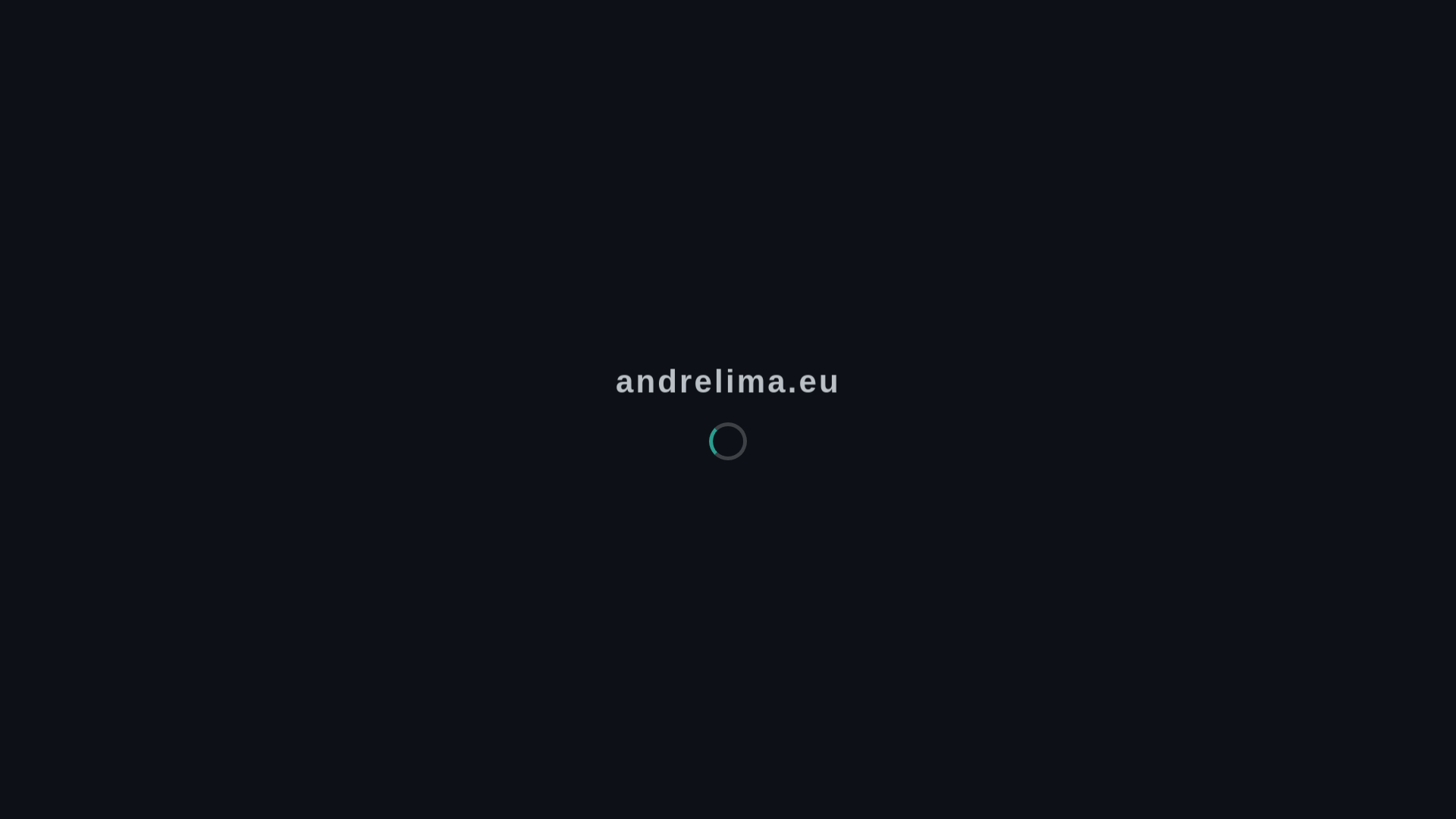 website screenshot of https://andrelima.eu/