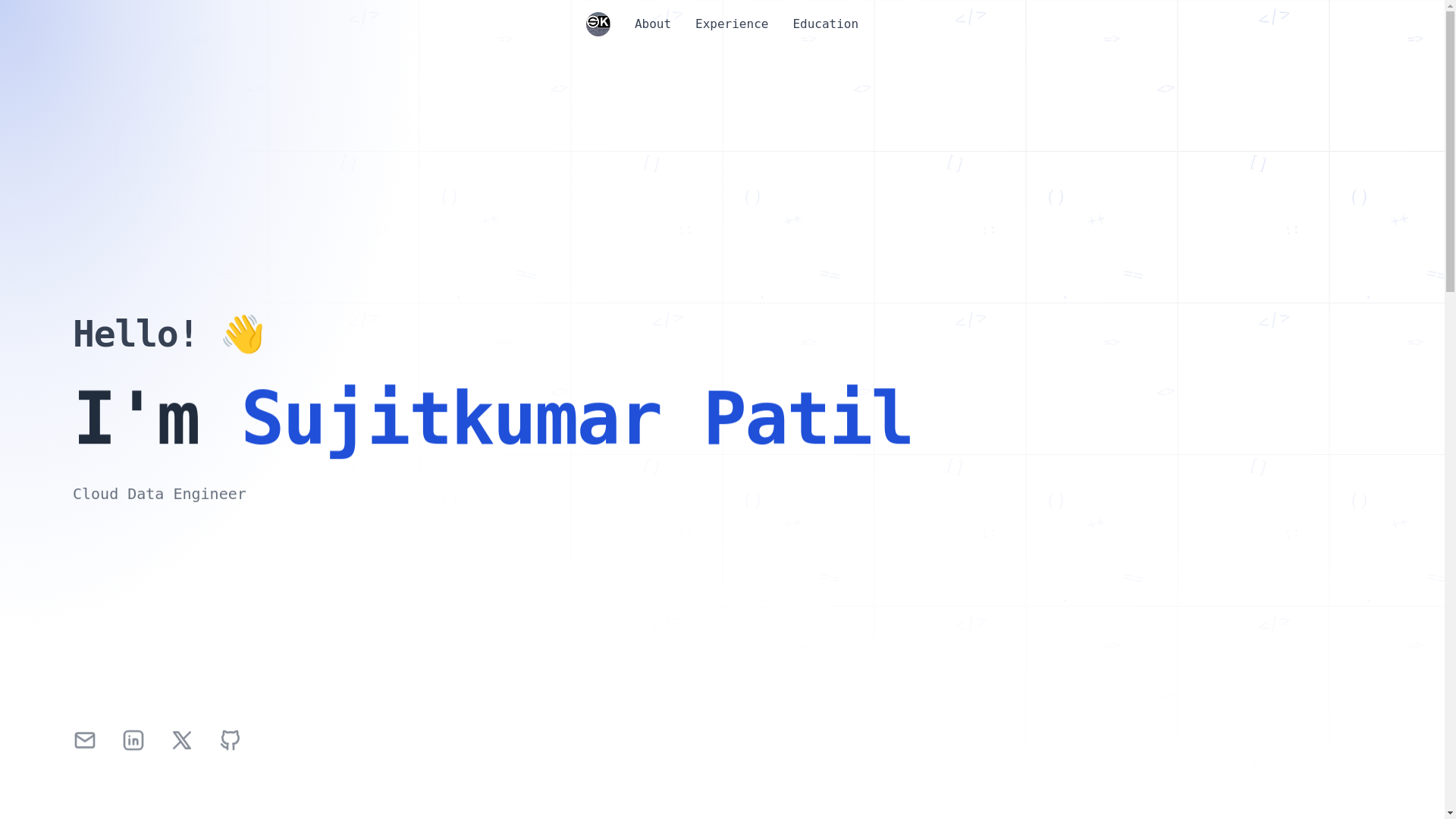 website screenshot of https://developer-portfolio-394.pages.dev/
