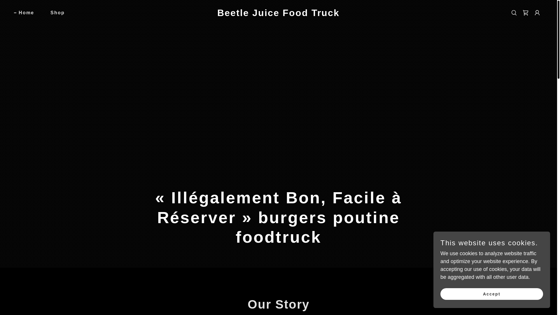 website screenshot of https://beetlejuicefoodtruck.ca/