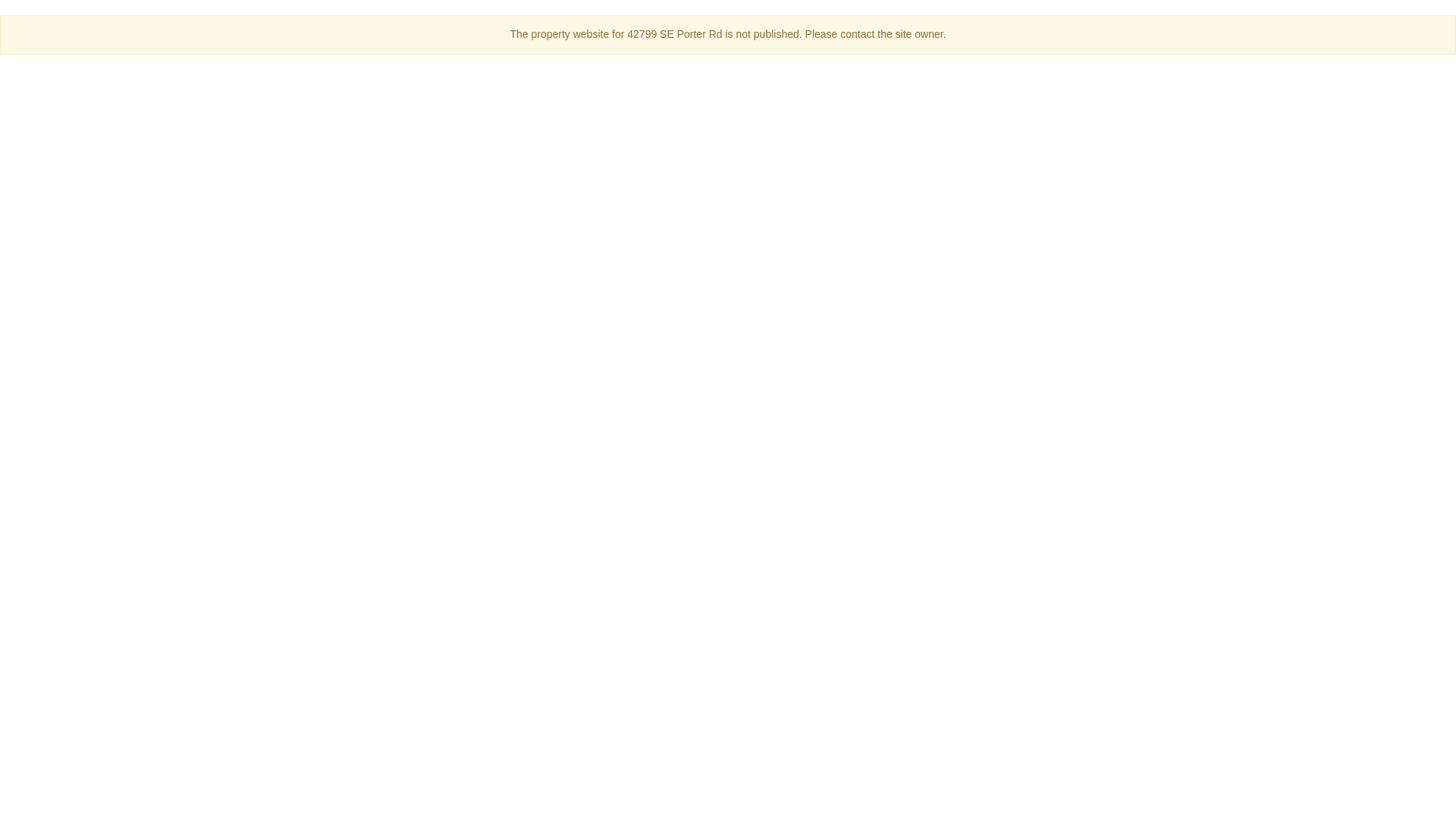 website screenshot of https://42799porter.com/