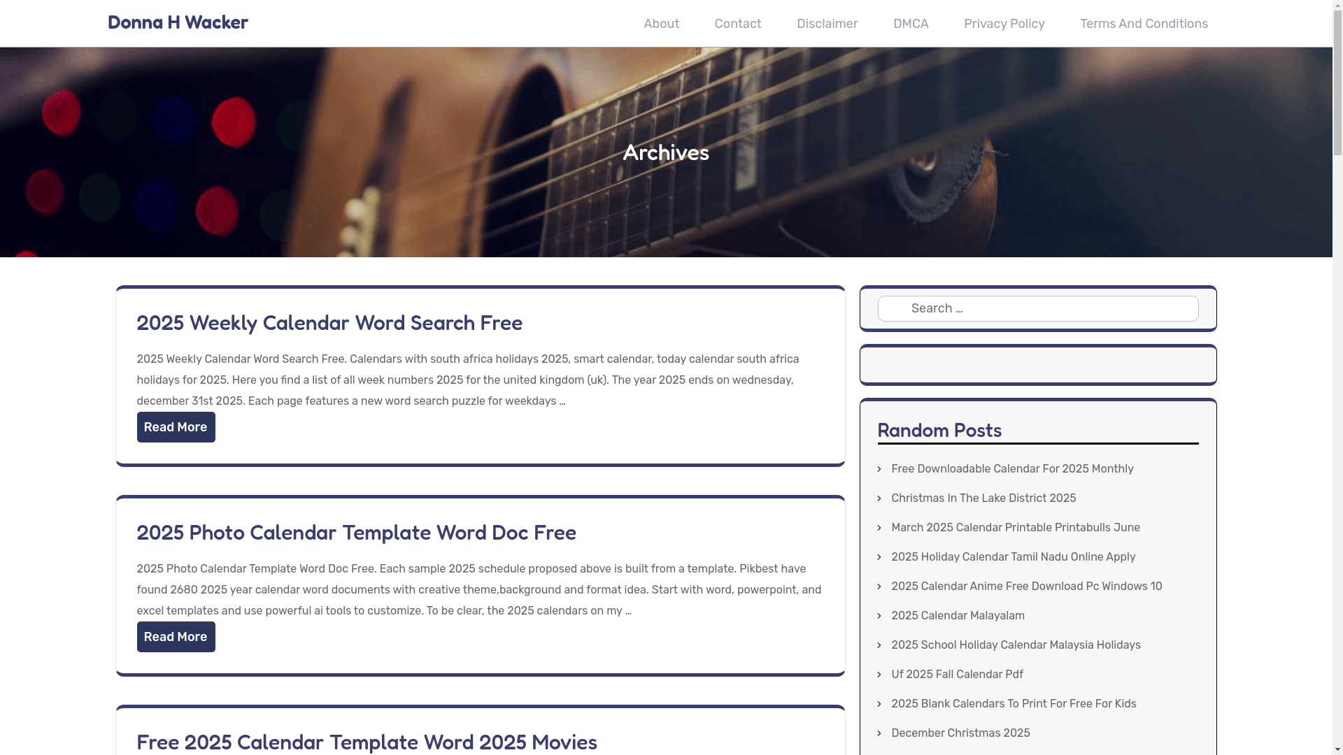 website screenshot of https://donnahwackerm.pages.dev/