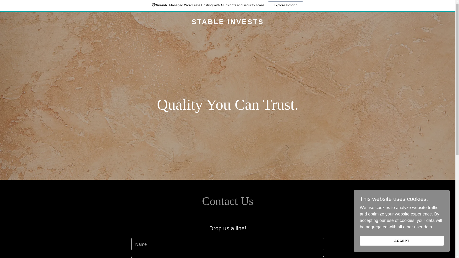 website screenshot of https://stableinvests.com/