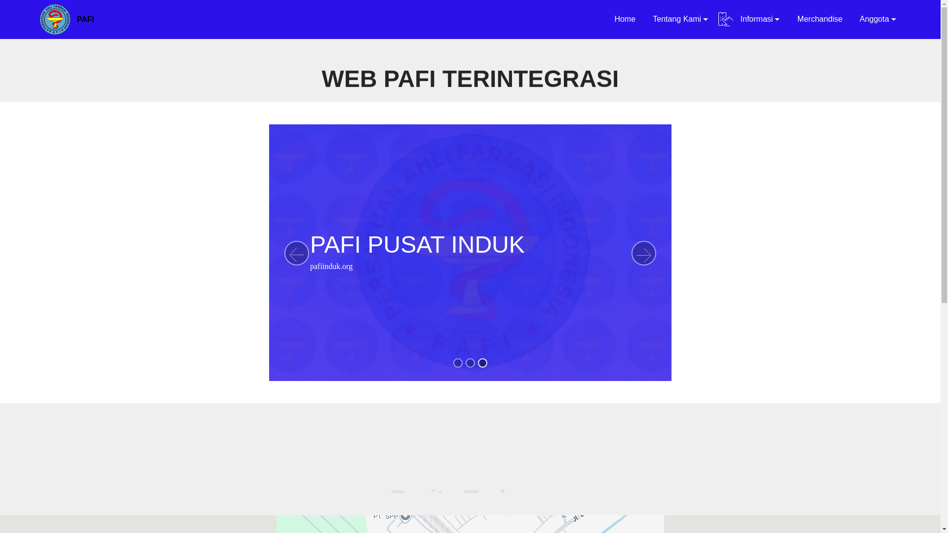website screenshot of https://pafi-cilacap-org.pages.dev/