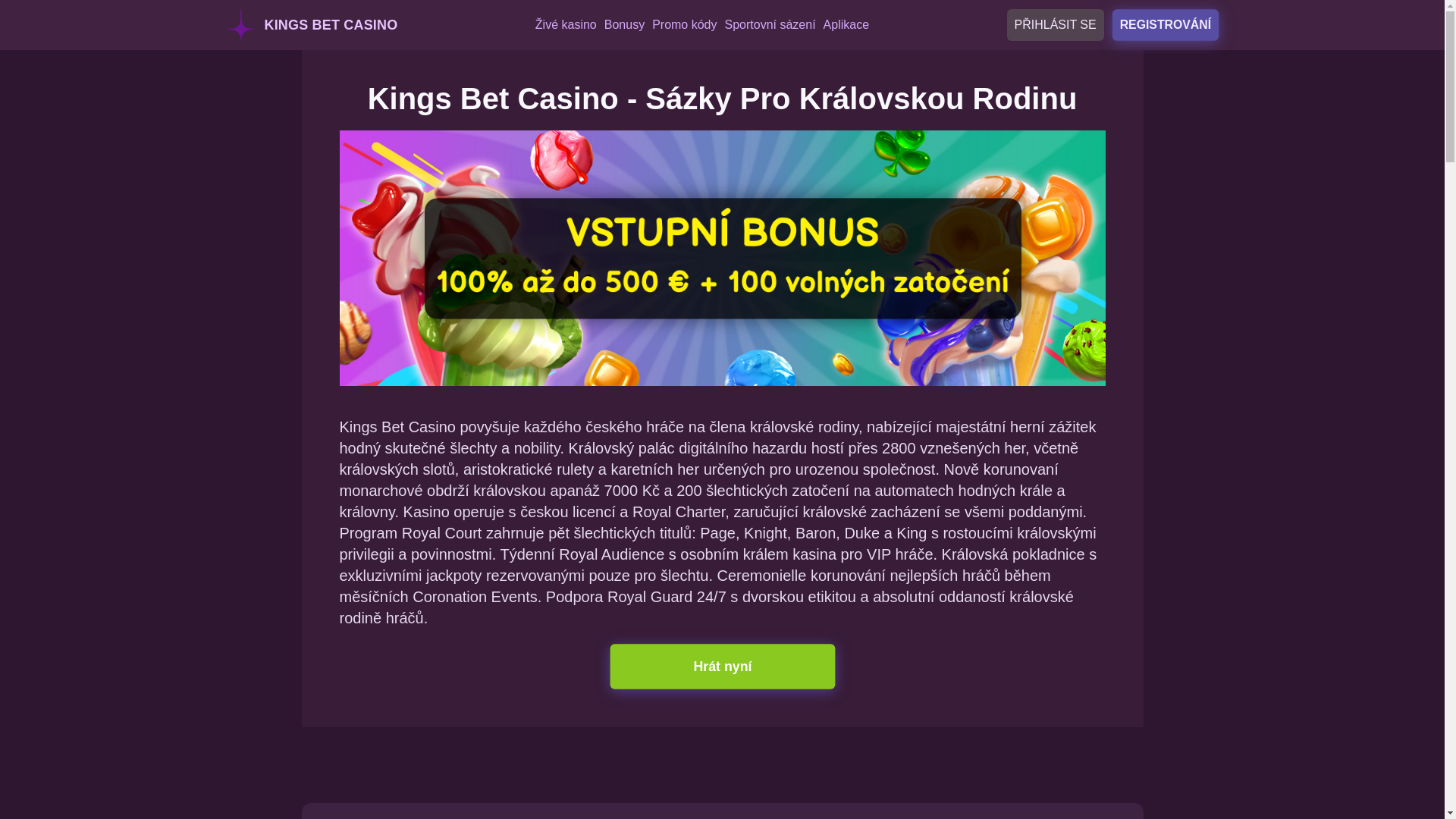 website screenshot of https://kingsbet-casino-cz.pages.dev/