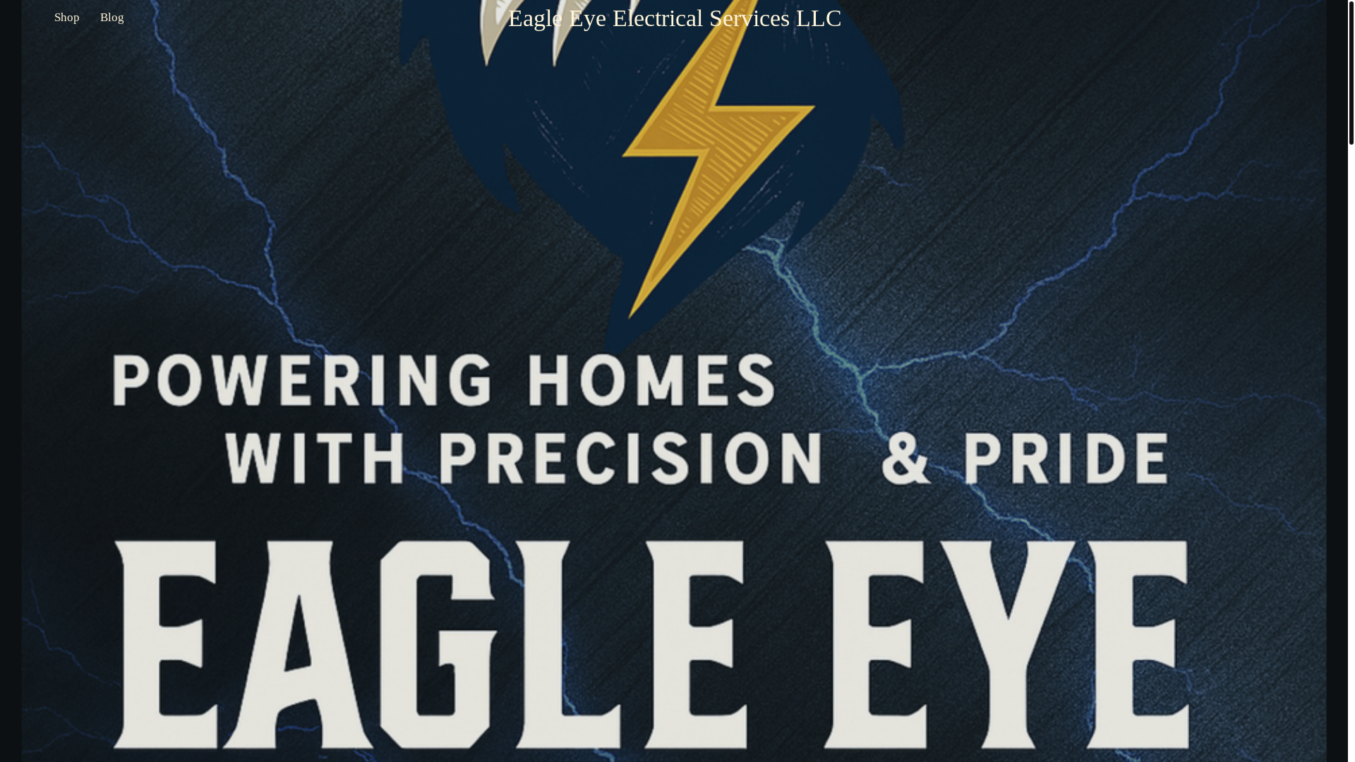 website screenshot of https://eagle-eye-electrical.com/