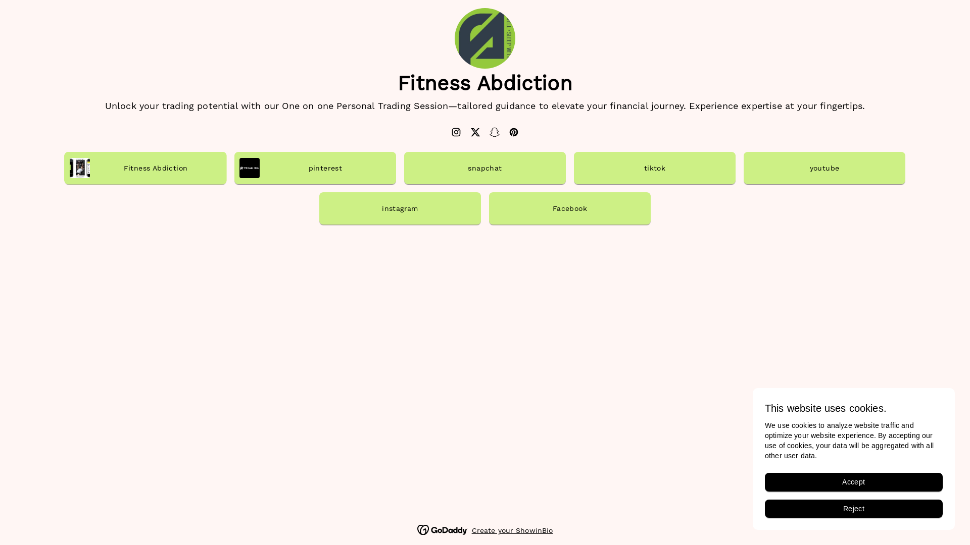 website screenshot of https://fitnes-abdiction.xyz/