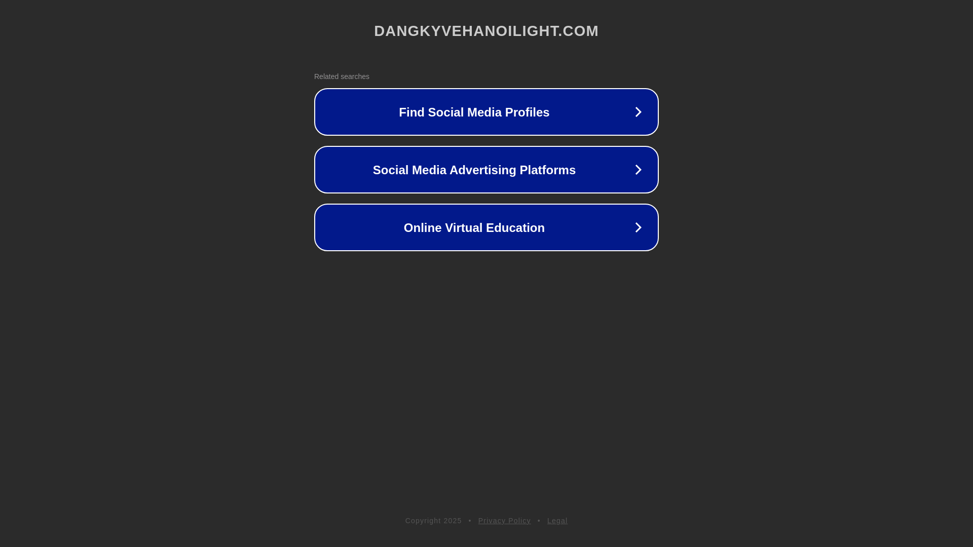 website screenshot of https://dangkyvehanoilight.com/