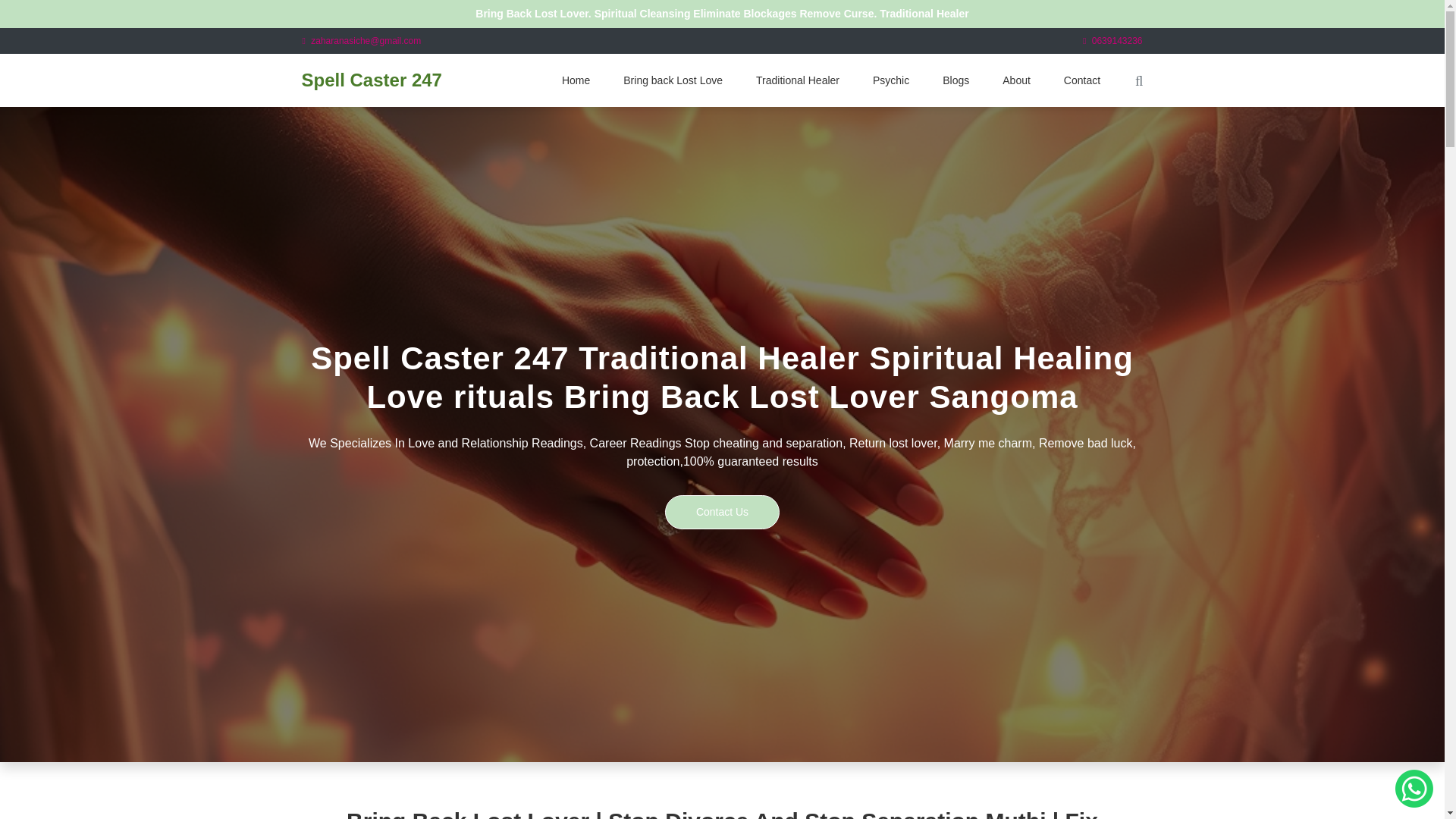 website screenshot of https://lostlover-spellcaster247.co.za/