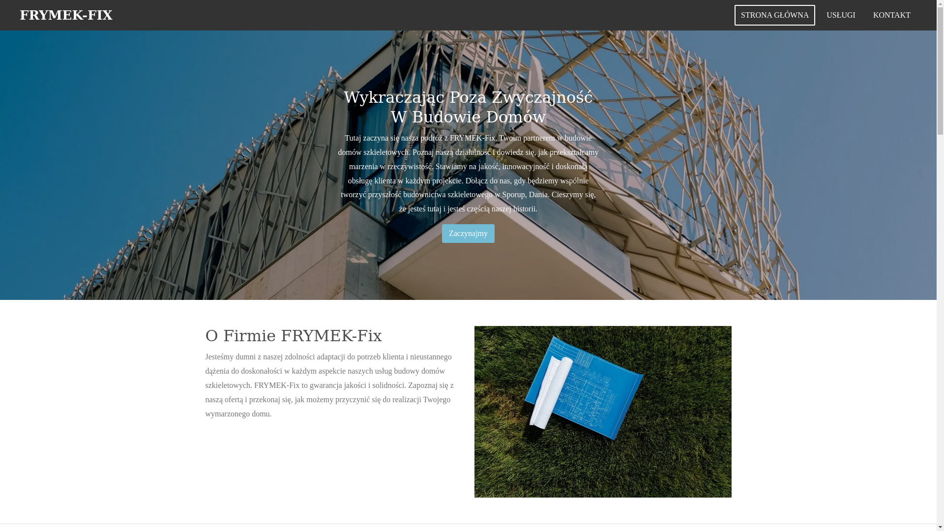 website screenshot of https://frymekfix.pl/
