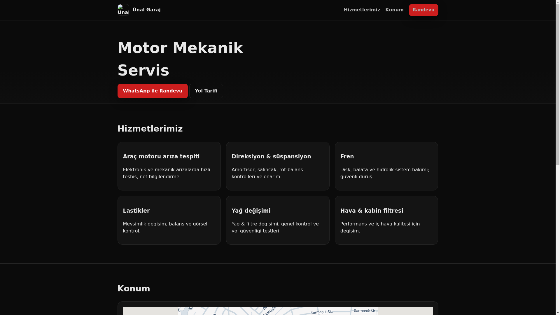 website screenshot of https://unalgaraj.com/