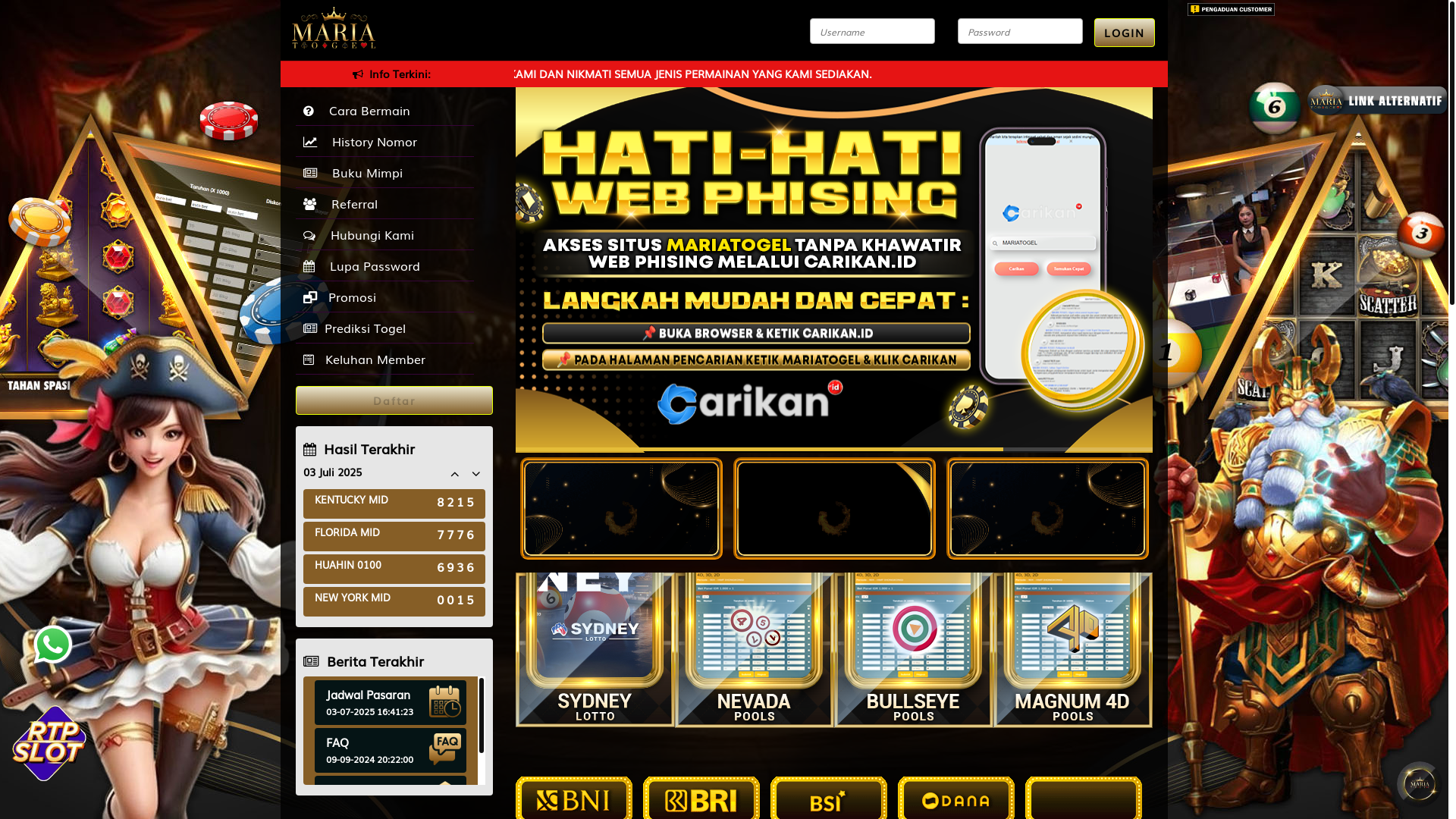 website screenshot of https://maria32744.com/