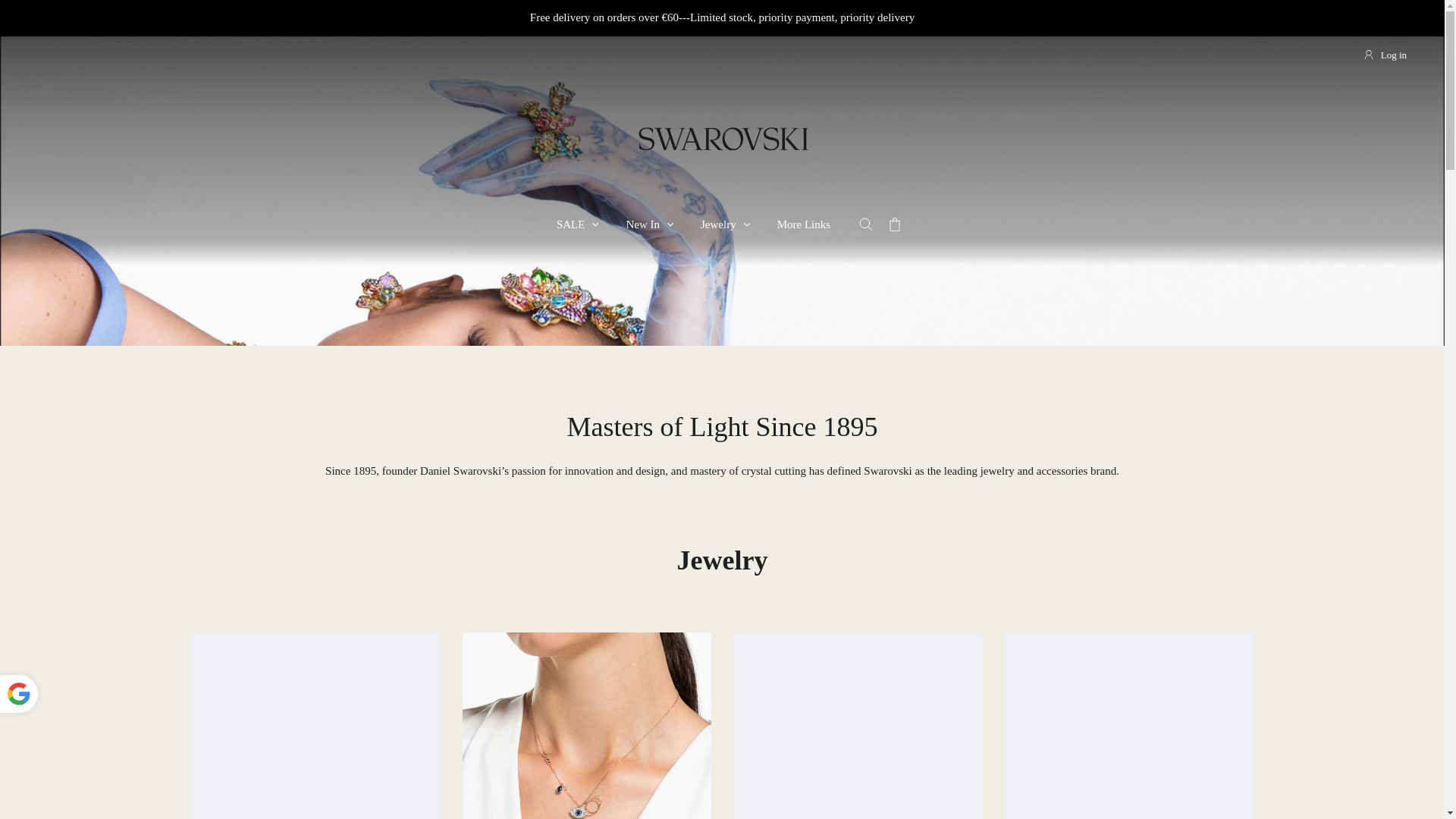 website screenshot of https://swarovskisaleon.shop/