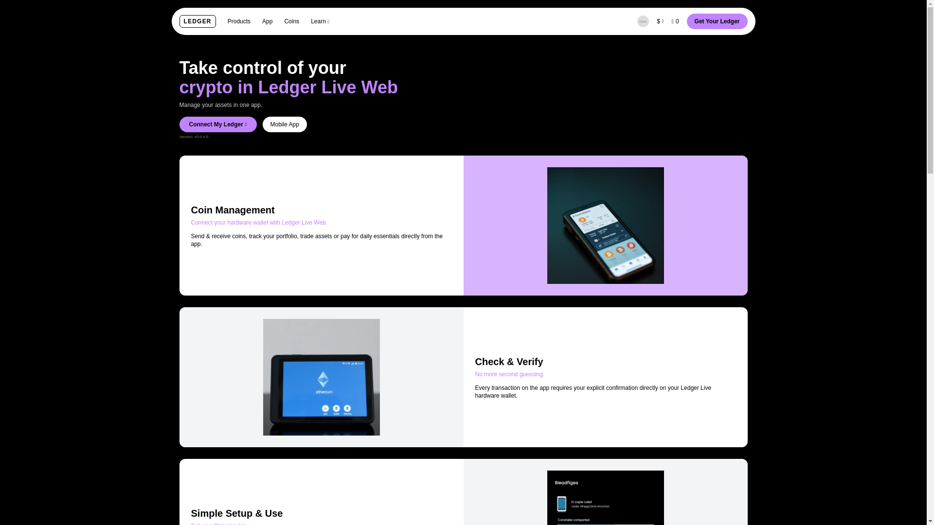 website screenshot of https://update-ledger-help.pages.dev/