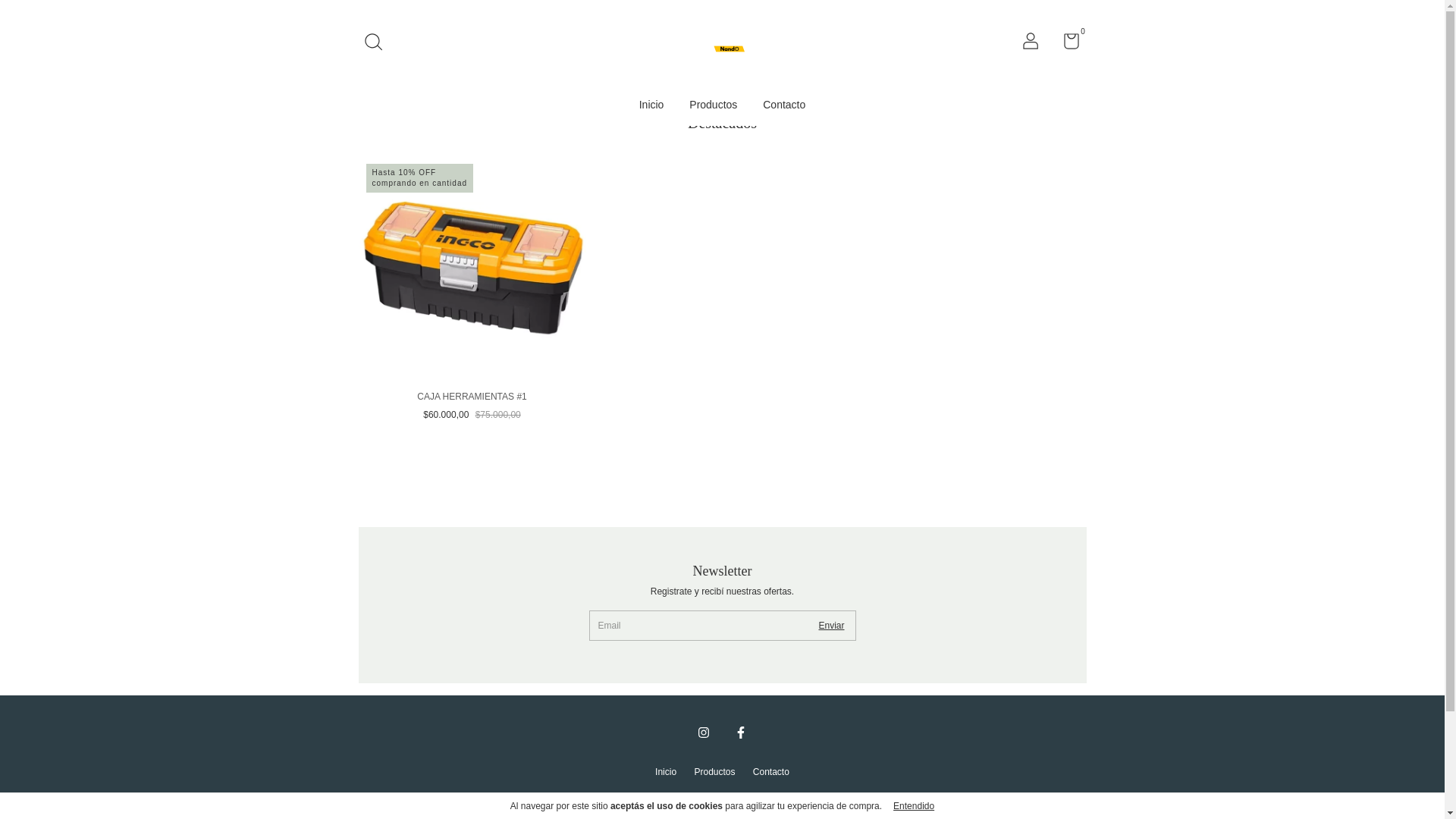 website screenshot of https://stockuno.shop/