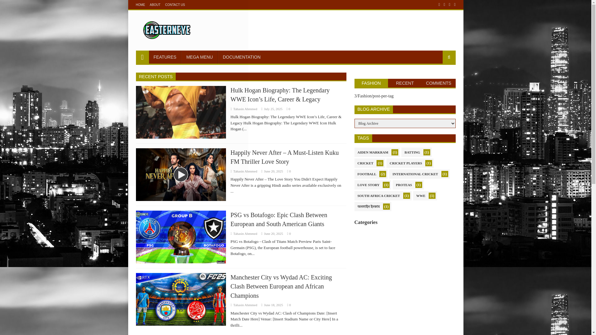 website screenshot of https://easterneyebd.site/
