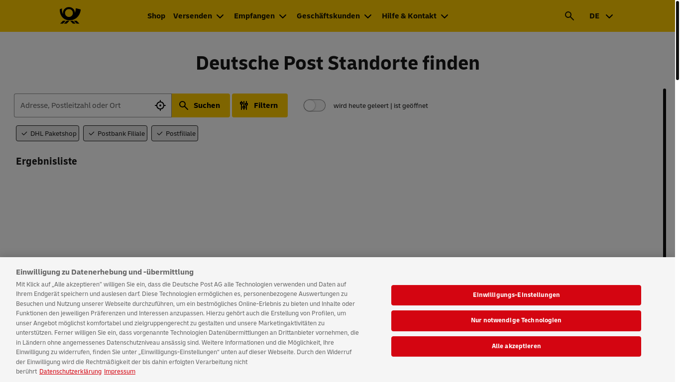 website screenshot of https://www.deutschepost.de/de/s/standorte.html?locationType=filialen&locationType=paketshop