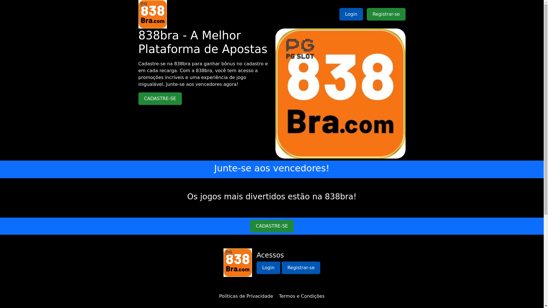 website screenshot of https://838bravip.com/