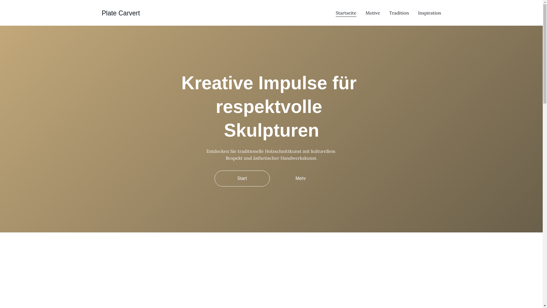 website screenshot of https://platecarvert.world/