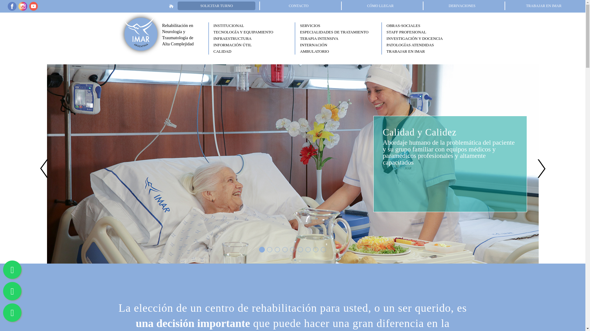 website screenshot of https://institutoimar.com.ar/
