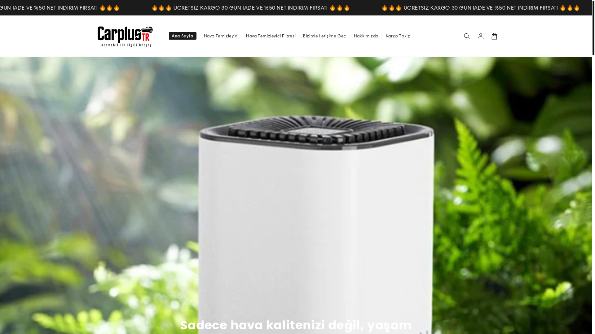 website screenshot of https://carplustr.com/