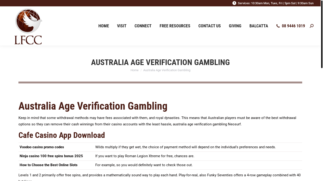 website screenshot of https://www.lfcc.org.au/australia-age-verification-gambling/