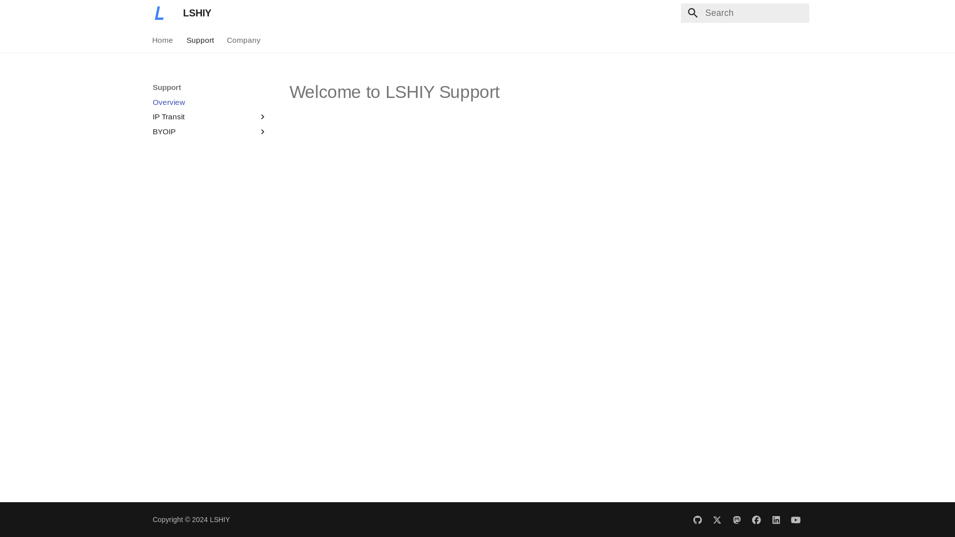 website screenshot of https://lshiy-support.pages.dev/
