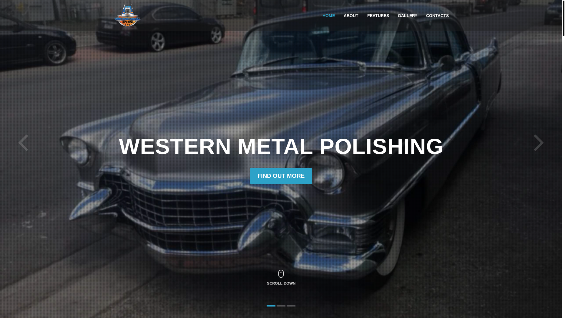 website screenshot of https://westernmetalpolishing.online/