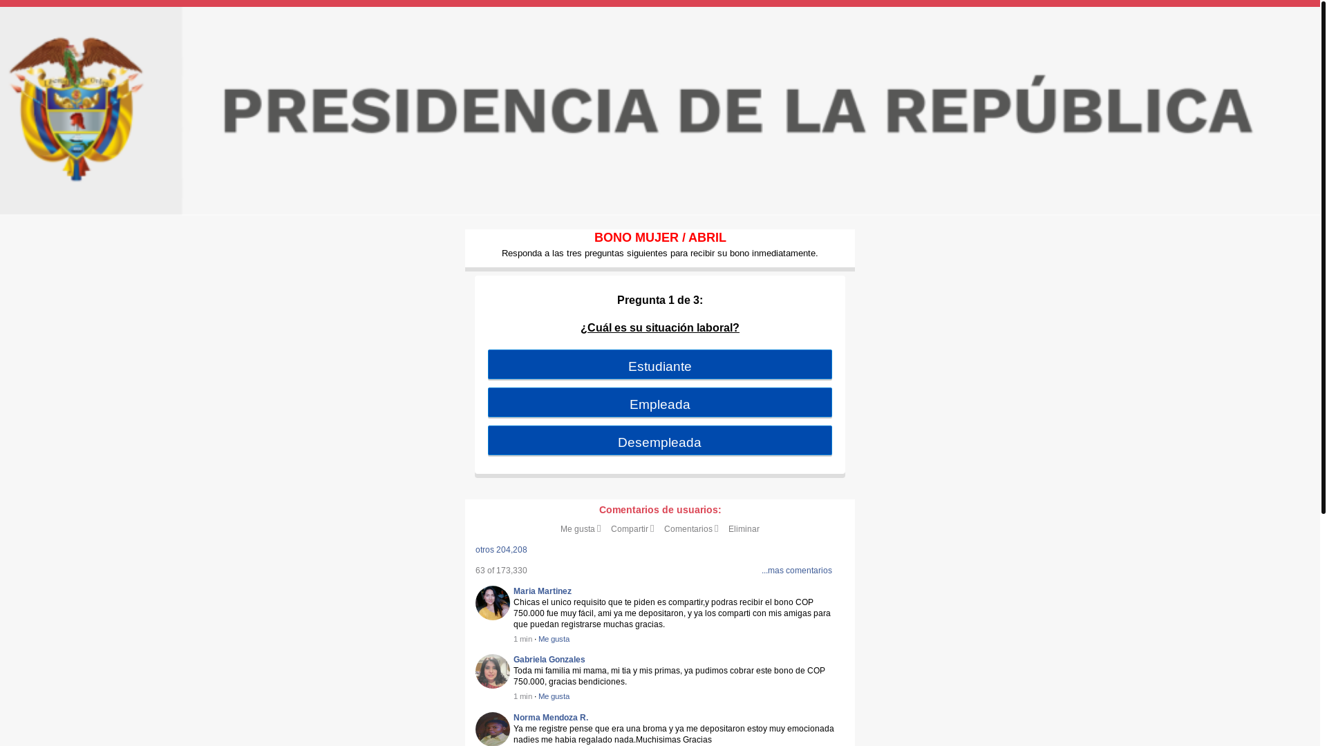 website screenshot of https://bonomujercolombia.org/registro.html?#1752100813009