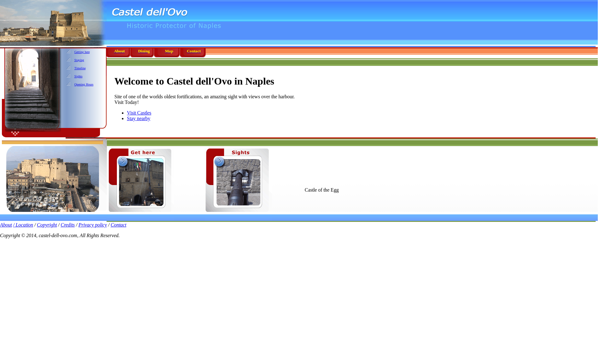 website screenshot of https://castel-dell-ovo-com.pages.dev/