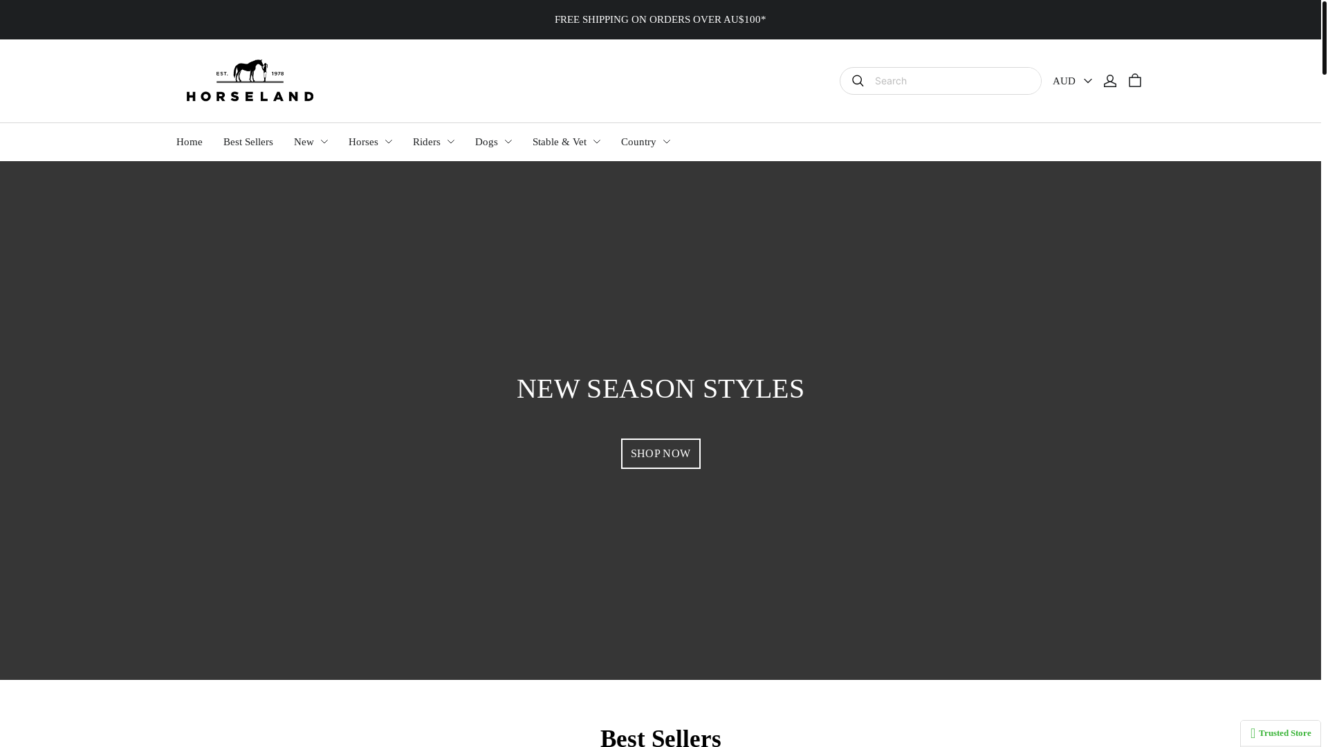 website screenshot of https://horselandoffical.com/