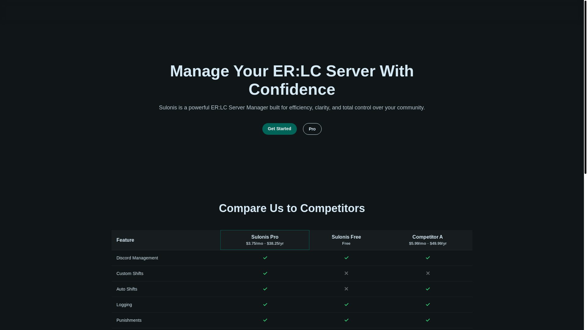 website screenshot of https://sulonis.pages.dev/