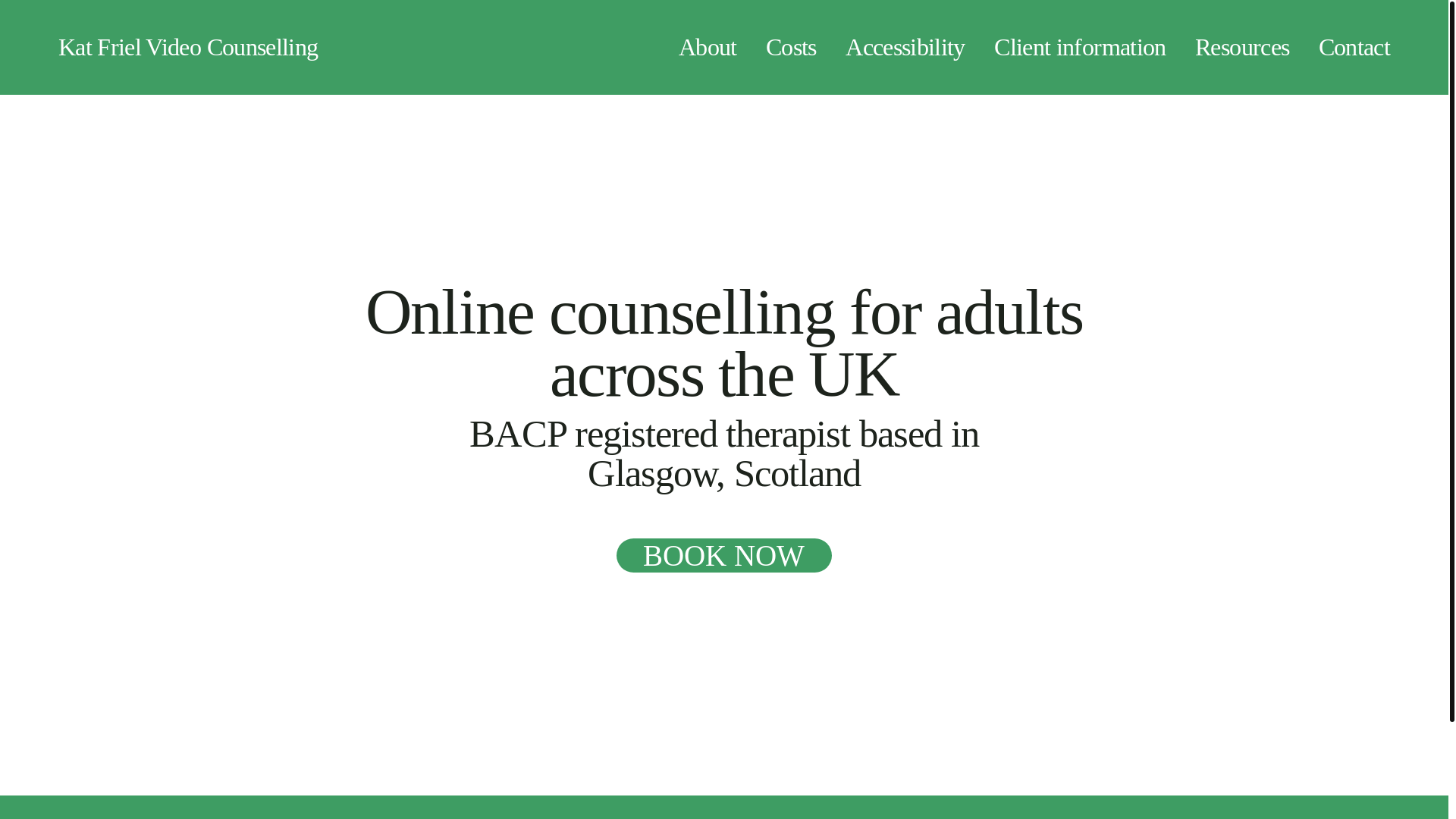website screenshot of https://katfrieltherapy.co.uk/