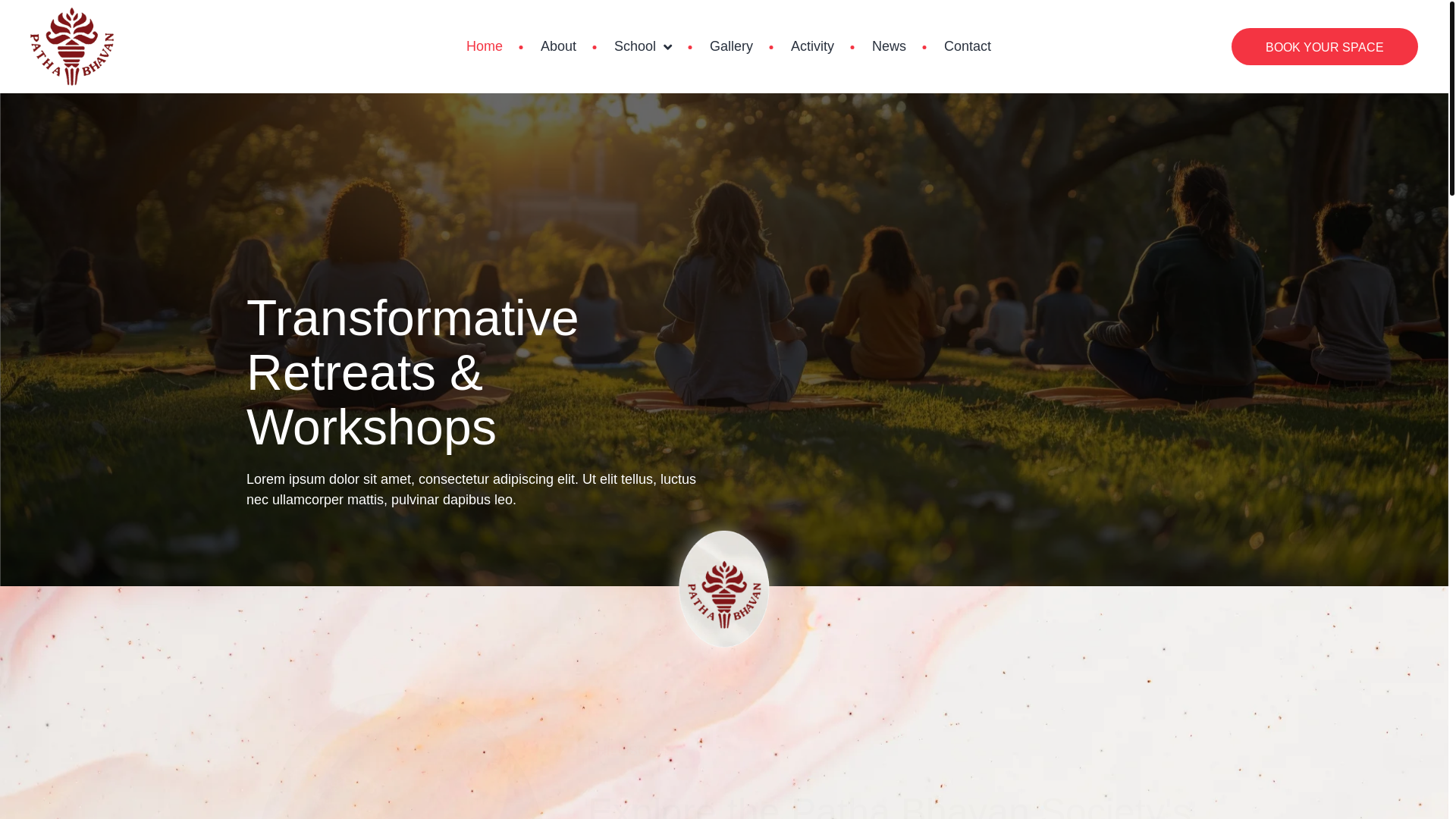 website screenshot of https://pathabhavansociety.com/