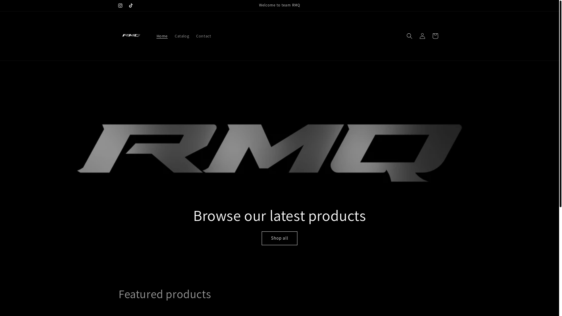 website screenshot of https://teamrmq.com/
