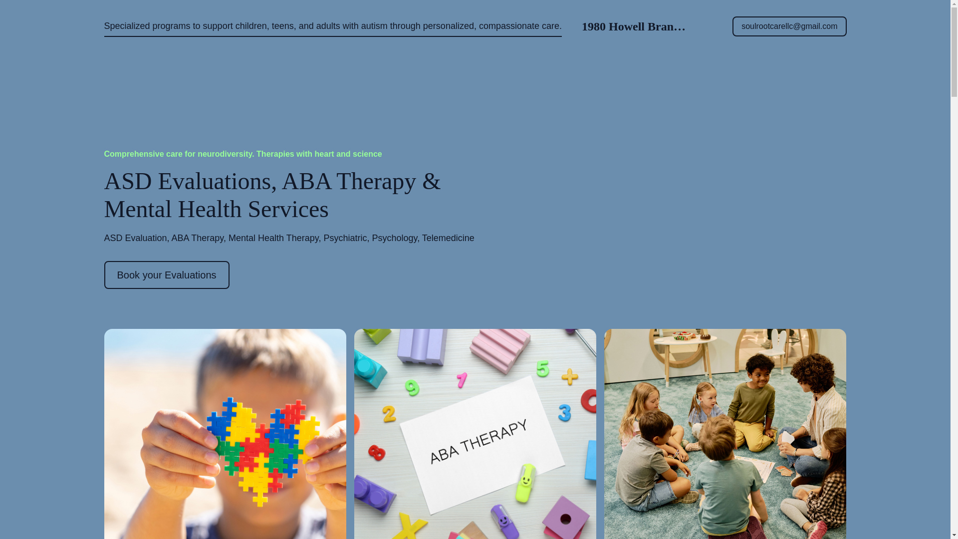 website screenshot of https://soulrootcare.com/