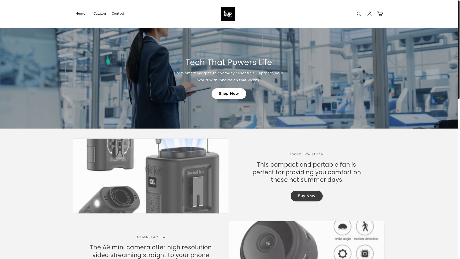 website screenshot of https://bjptechnologys.store/