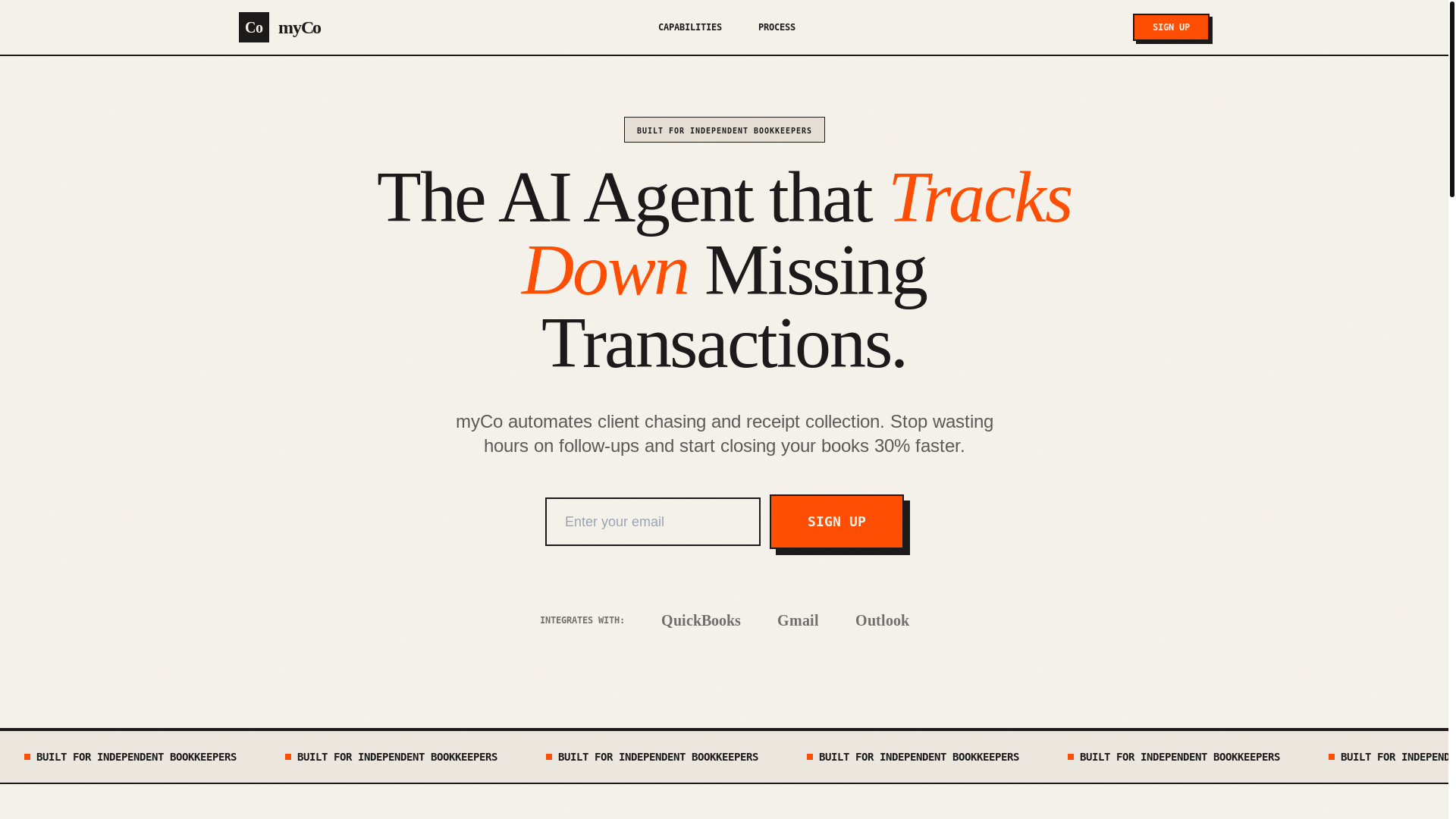 website screenshot of https://myco-for-bookkeepers.pages.dev/