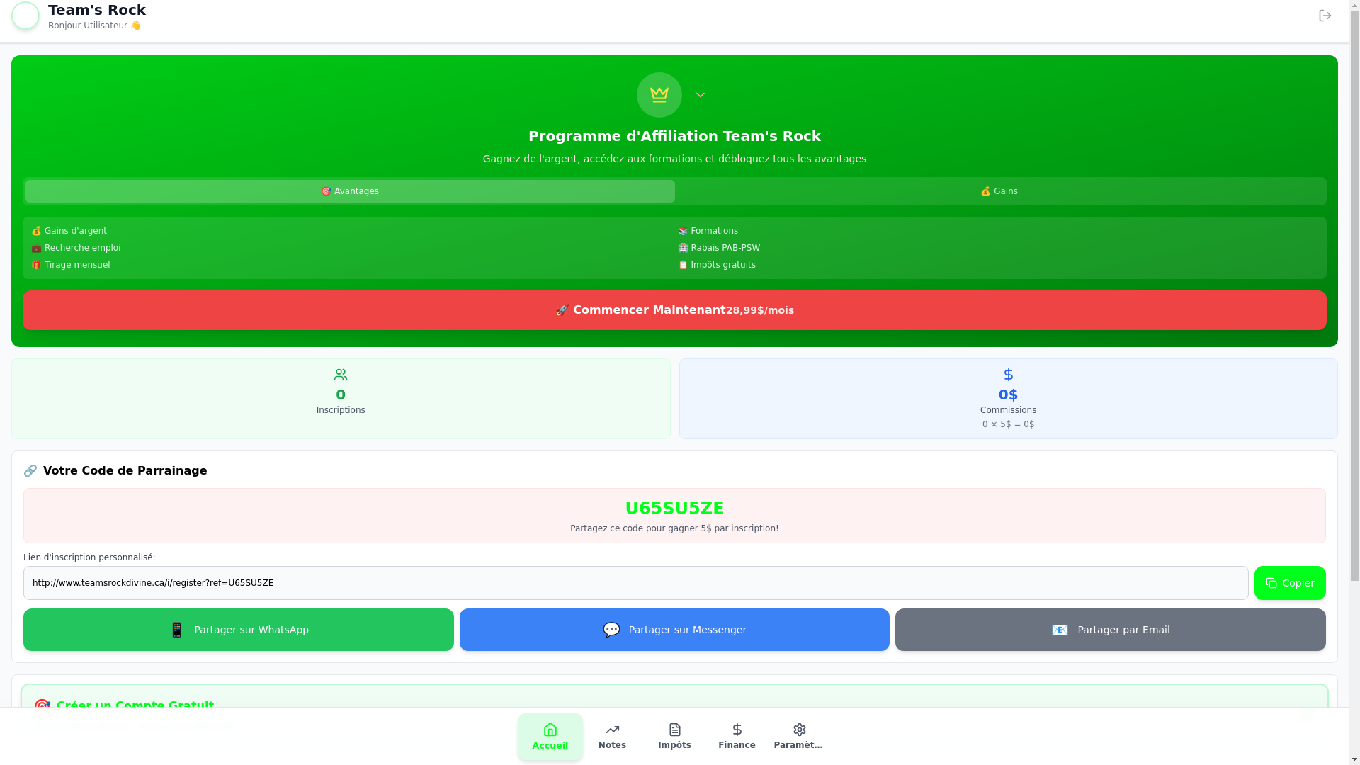 website screenshot of https://divinerockteams.org/