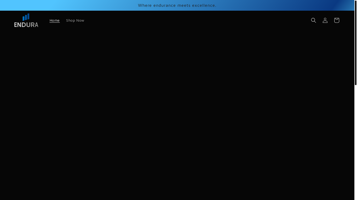 website screenshot of https://enduralabs.store/