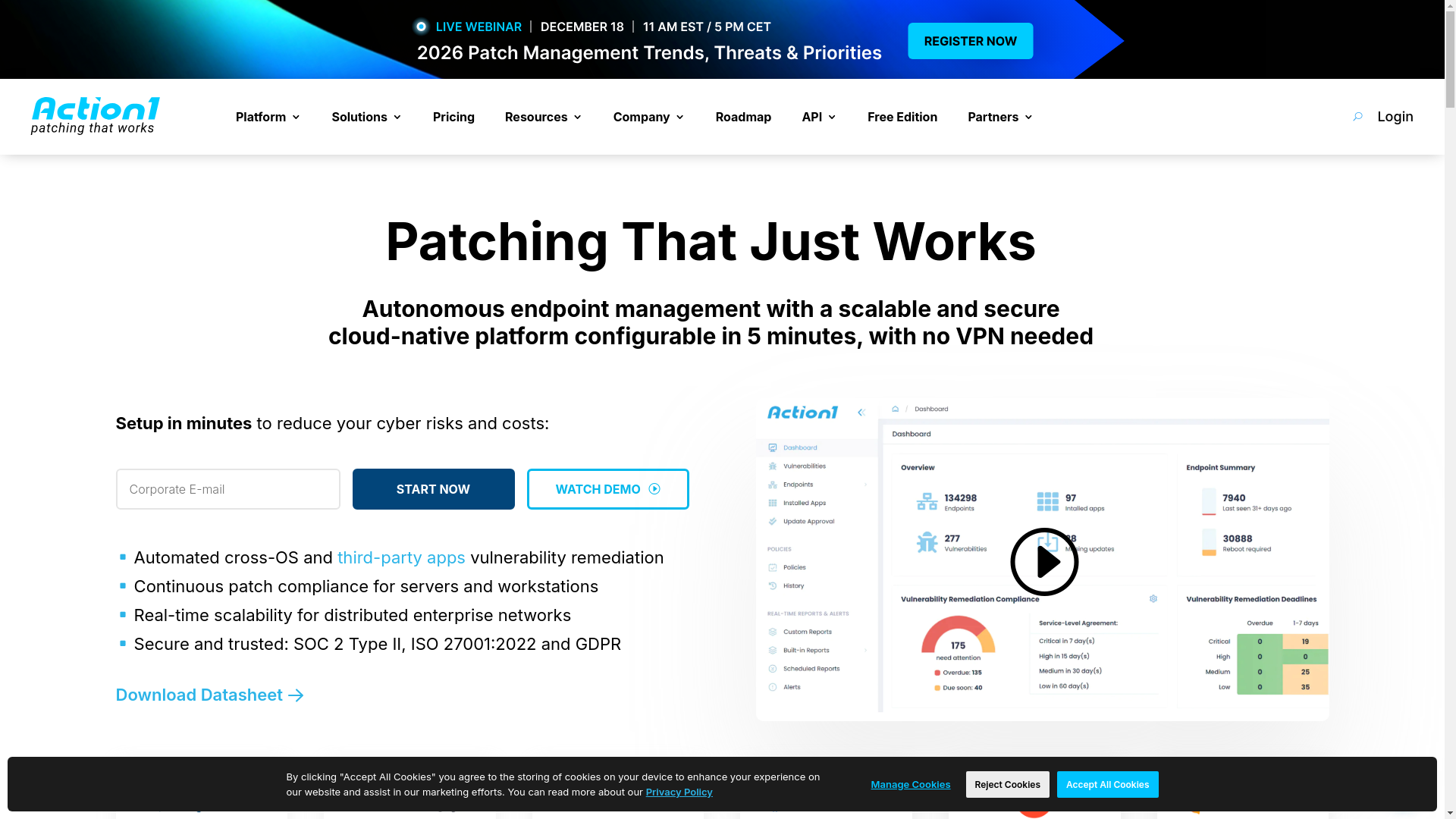 website screenshot of https://plusaction1.com/