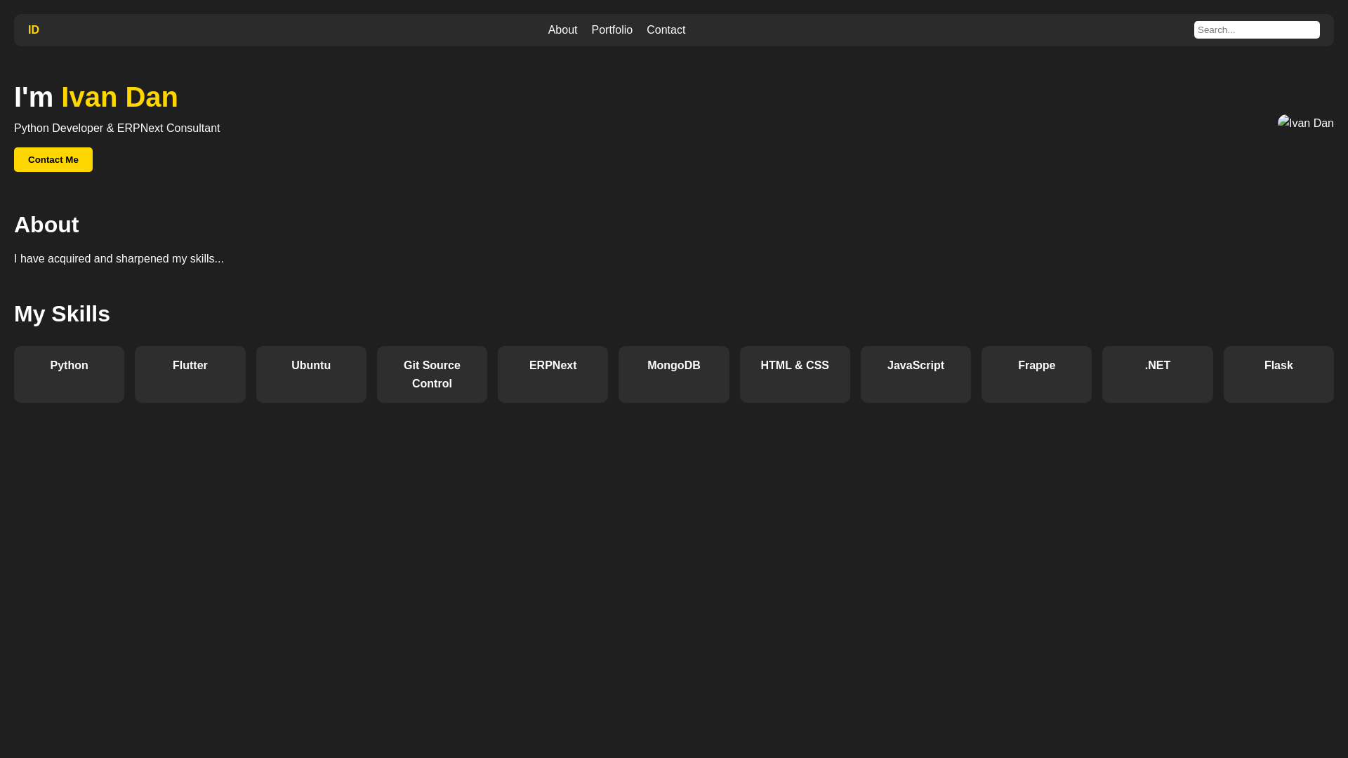 website screenshot of https://jcperez.dev/