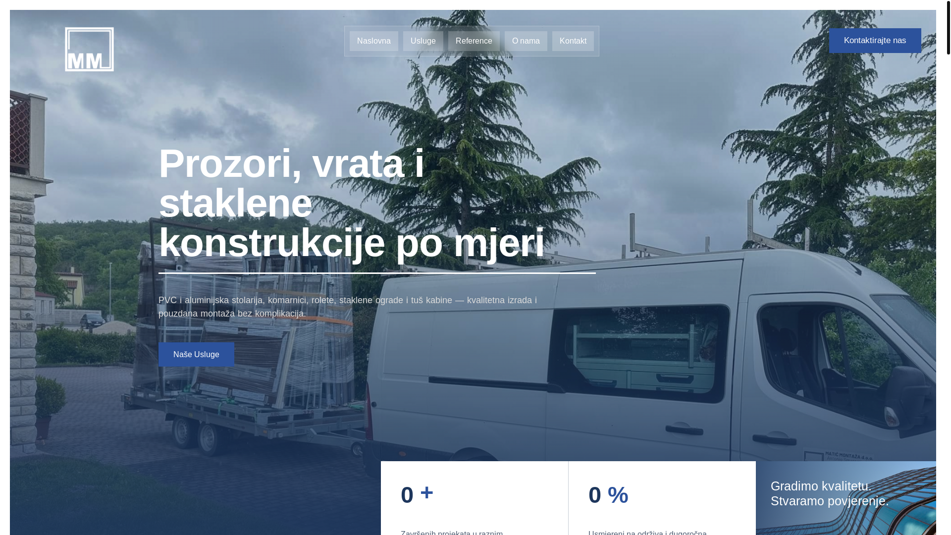 website screenshot of https://maticmontaza.com/