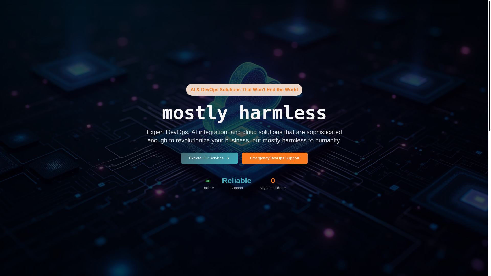 website screenshot of https://mostly-harmless-galaxy-guide.pages.dev/
