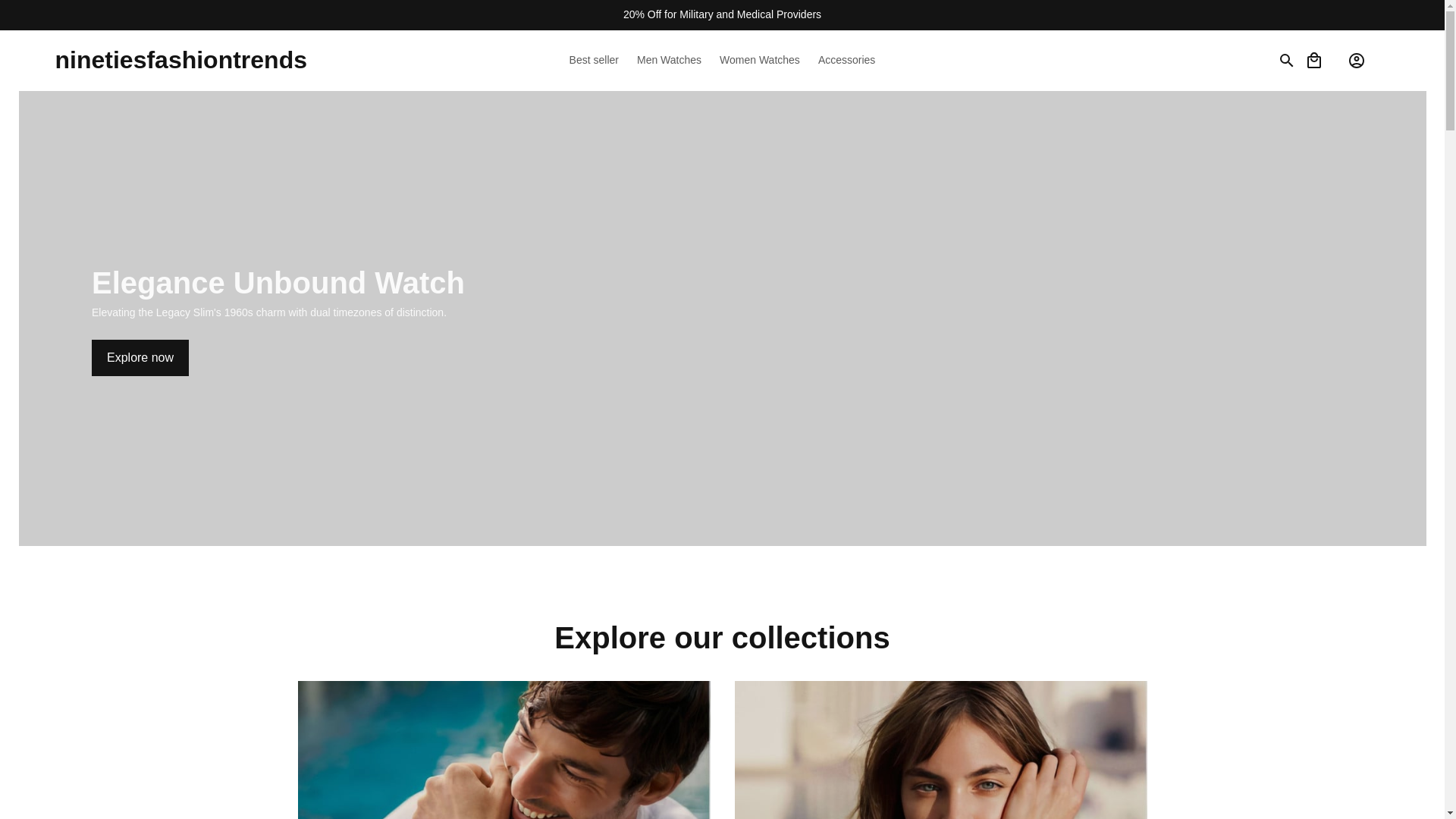 website screenshot of https://ninetiesfashiontrends.store/