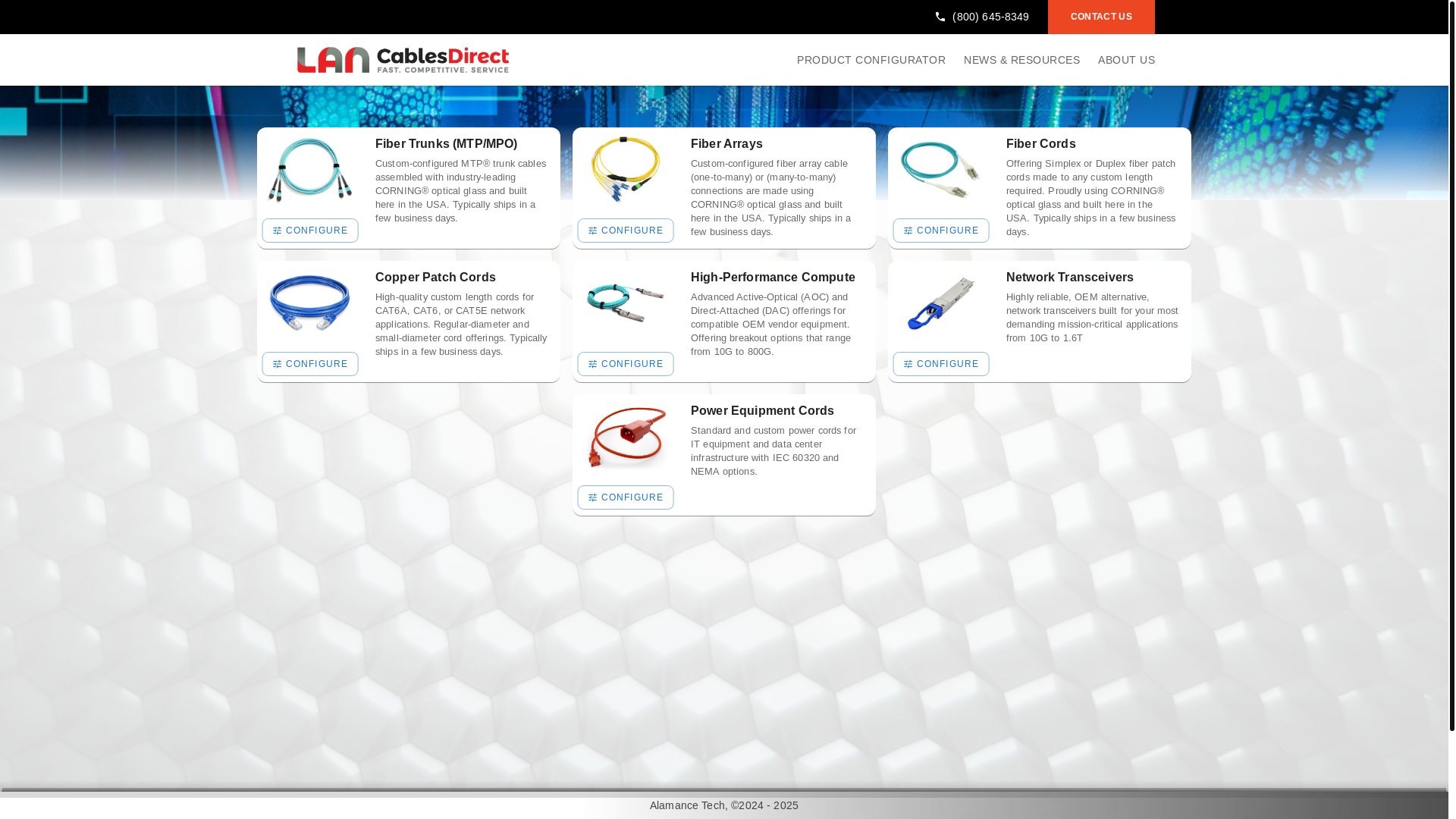 website screenshot of https://lancablesdirect-frontend.pages.dev/